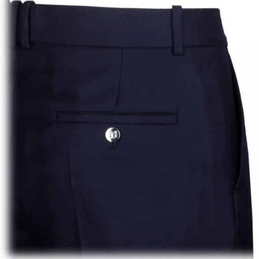 Balmain - Jacquard Trousers - Marine Blue - Exclusive Luxury Collection - Avvenice^ Trousers