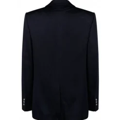 Balmain - Jersey Mini Monogram Blazer - Navy Blue - Exclusive Luxury Collection - Avvenice