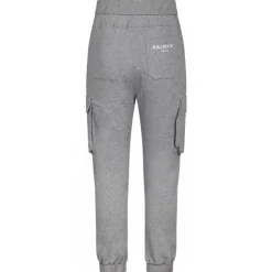 Balmain - Jogging Bottoms - Grey - Exclusive Luxury Collection - Avvenice^ Trousers