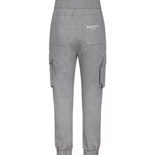 Balmain - Jogging Bottoms - Grey - Exclusive Luxury Collection - Avvenice^ Trousers