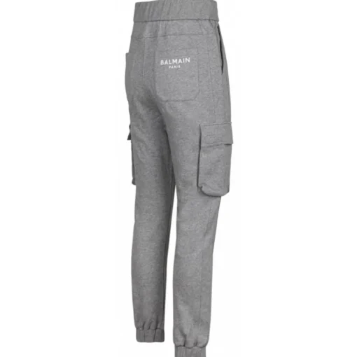 Balmain - Jogging Bottoms - Grey - Exclusive Luxury Collection - Avvenice^ Trousers