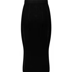 Balmain - Knit Midi Skirt - Black - Exclusive Luxury Collection - Avvenice^ Skirts