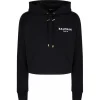 Balmain - Logo Print Hoodie - Black - Exclusive Luxury Collection - Avvenice