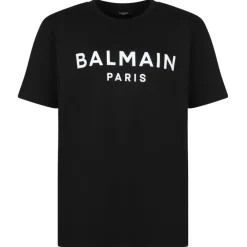 Balmain - Logo Print T-Shirt - Black - Exclusive Luxury Collection - Avvenice^ T-shirt