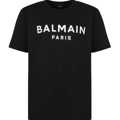 Balmain - Logo Print T-Shirt - Black - Exclusive Luxury Collection - Avvenice^ T-shirt