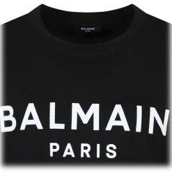Balmain - Logo Print T-Shirt - Black - Exclusive Luxury Collection - Avvenice^ T-shirt