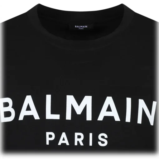 Balmain - Logo Print T-Shirt - Black - Exclusive Luxury Collection - Avvenice^ T-shirt