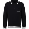 Balmain - Longsleeves Polo Shirt - Black - Exclusive Luxury Collection - Avvenice