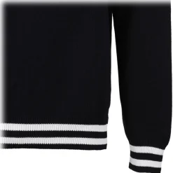 Balmain - Longsleeves Polo Shirt - Black - Exclusive Luxury Collection - Avvenice