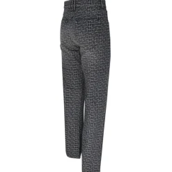 Balmain - Monogram Jacquard Jeans - Black White - Exclusive Luxury Collection - Avvenice