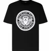 Balmain - Organic Cotton Logo Print T-Shirt - Black - Exclusive Luxury Collection - Avvenice