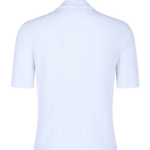 Balmain - Pointelle Knit Cardigan - White - Exclusive Luxury Collection - Avvenice