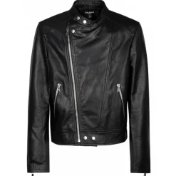 Balmain - Polished Finish Jacket - Black - Exclusive Luxury Collection - Avvenice^ Jackets