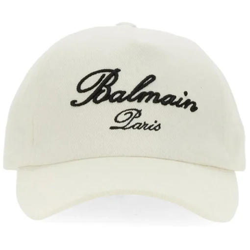Balmain - Signature Cap - White - Exclusive Luxury Collection - Avvenice^ Other Accessories