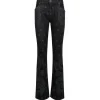 Balmain - Star and Paisley Print Denim Jeans - Black - Exclusive Luxury Collection - Avvenice