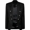 Balmain - Tailored Blazer - Black - Exclusive Luxury Collection - Avvenice^ Jackets
