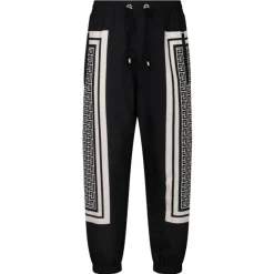 Balmain - Track Pants - Black Beige - Exclusive Luxury Collection - Avvenice^ Trousers