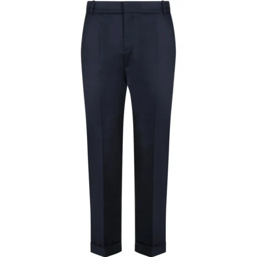 Balmain - Trouser Knitwear - Navy Blue - Exclusive Luxury Collection - Avvenice^ Trousers