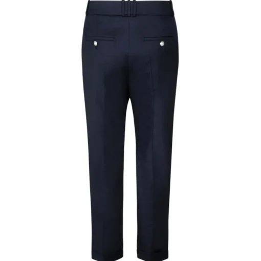 Balmain - Trouser Knitwear - Navy Blue - Exclusive Luxury Collection - Avvenice^ Trousers