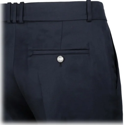 Balmain - Trouser Knitwear - Navy Blue - Exclusive Luxury Collection - Avvenice^ Trousers