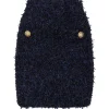 Balmain - Tweed Mini Skirt - Dark Blue - Exclusive Luxury Collection - Avvenice