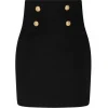 Balmain - Virgin Wool Mini Skirt - Black - Exclusive Luxury Collection - Avvenice^ Skirts