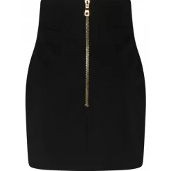 Balmain - Virgin Wool Mini Skirt - Black - Exclusive Luxury Collection - Avvenice^ Skirts