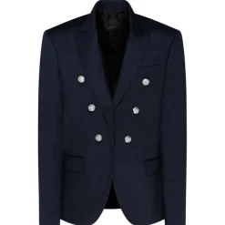 Balmain - Wool Blazer Jacket - Navy Blue - Exclusive Luxury Collection - Avvenice