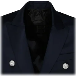 Balmain - Wool Blazer Jacket - Navy Blue - Exclusive Luxury Collection - Avvenice