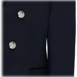 Balmain - Wool Blazer Jacket - Navy Blue - Exclusive Luxury Collection - Avvenice