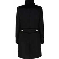 Balmain - Wool Double Breasted Coat - Black - Exclusive Luxury Collection - Avvenice