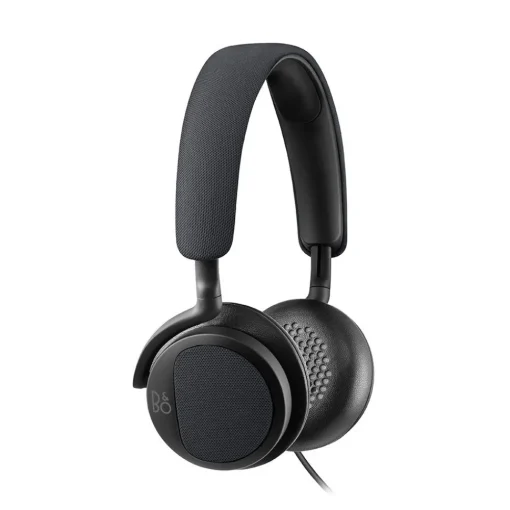 Bang & Olufsen - B&O Play Bang & Olufsen - B&O Play - Beoplay H2 - Carbon Blue - Flexible On-Ear Corded Headphone with Microphone and Remote Control - Avvenice