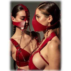 Belarex - Fidelis - Dark Red - Harnesses - Lingerie - Luxury Exclusive Collection - Avvenice^ Swimwear