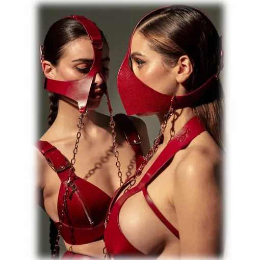 Belarex - Fidelis - Dark Red - Harnesses - Lingerie - Luxury Exclusive Collection - Avvenice^ Swimwear