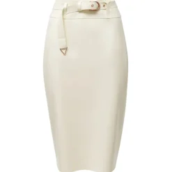 Belarex - L.A. Pencil Skirt - White - Skirt - Lingerie - Luxury Exclusive Collection - Avvenice^ Skirts