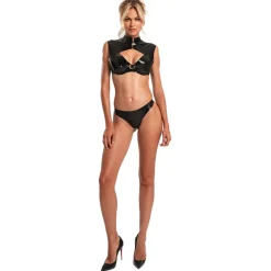 Belarex - New York Thong - Black - Thong - Lingerie - Luxury Exclusive Collection - Avvenice^ Swimwear