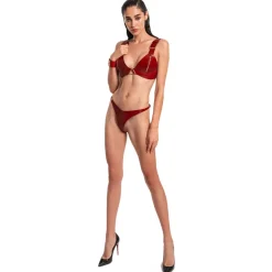 Belarex - Rome Thong - Dark Red - Thong - Lingerie - Luxury Exclusive Collection - Avvenice^ Swimwear