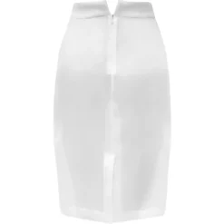 Belarex - Venice Midi Skirt - White - Skirt - Lingerie - Luxury Exclusive Collection - Avvenice^ Skirts