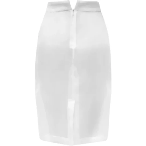 Belarex - Venice Midi Skirt - White - Skirt - Lingerie - Luxury Exclusive Collection - Avvenice^ Skirts