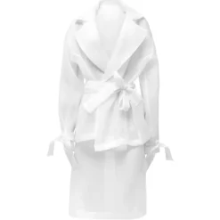 Belarex - Venice Midi Skirt - White - Skirt - Lingerie - Luxury Exclusive Collection - Avvenice^ Skirts