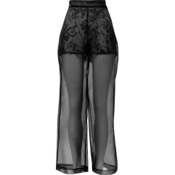Belarex - Venice Palazzo Trousers - Black - Trousers - Lingerie - Luxury Exclusive Collection - Avvenice