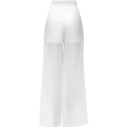 Belarex - Venice Palazzo Trousers - White - Trousers - Lingerie - Luxury Exclusive Collection - Avvenice^ Trousers
