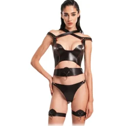 Belarex - Zurich Belt - Black - Suspender Belt - Lingerie - Luxury Exclusive Collection - Avvenice^ Swimwear