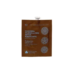 Biofficina Toscana - Purifying-Detox Gold Clay Mask - Facial Line - Organic Vegan Cosmetics - Avvenice