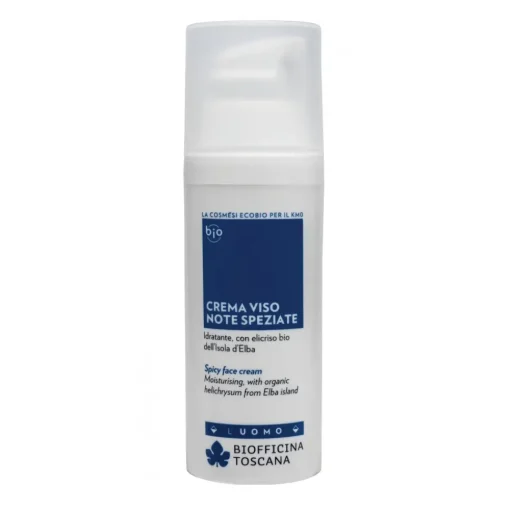 Biofficina Toscana - Spicy Face Cream - Men's Line - Organic Vegan Cosmetics - Avvenice^ Natural Cosmetics
