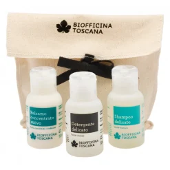 Biofficina Toscana - Travel Sizes - Cleansing Line - Organic Vegan Cosmetics - Avvenice^ Natural Cosmetics