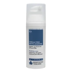 Biofficina Toscana - Woody Face Cream - Men's Line - Organic Vegan Cosmetics - Avvenice