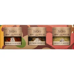 BioOrto - Organic Appetizer Trio - Organic Preserved Foods - Avvenice