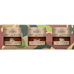 BioOrto - Organic Sauce Trio - Organic Preserved Foods - Avvenice^ Preserved Foods