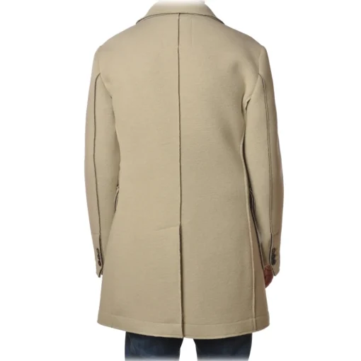 BoB Company - 3/4 Coat in Cloth Fabric - Cream - Jacket - Made in Italy - Luxury Exclusive Collection - Avvenice^ Jackets